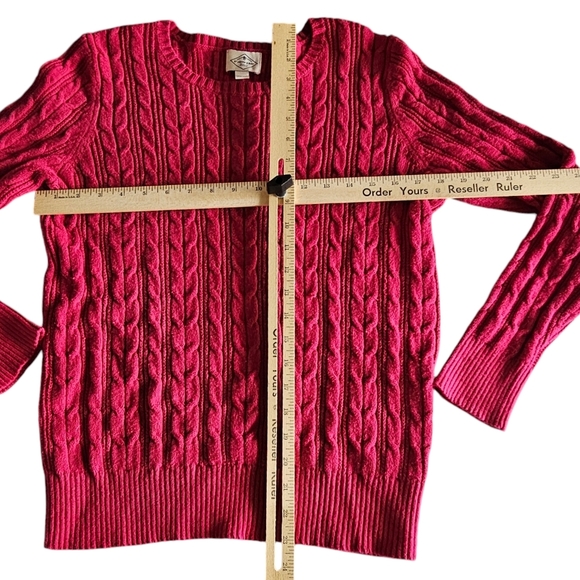 St. John's Bay V-Neck Cable Knit Sweater - Picture 5 of 5